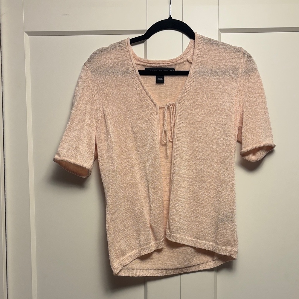 Josephine Chaus Light Pink Knit Blouse